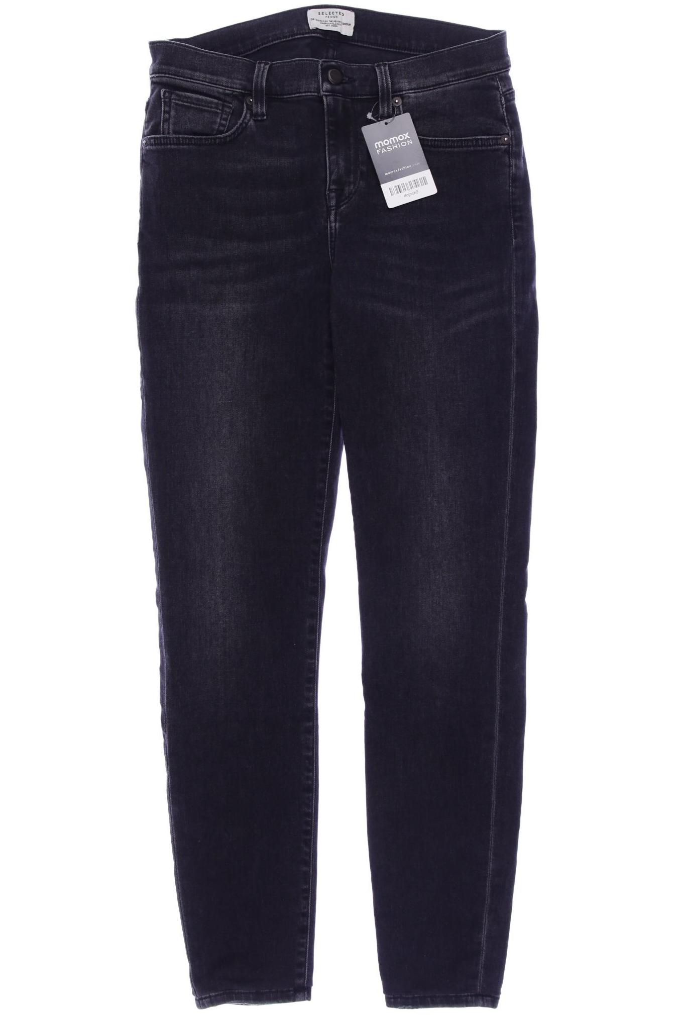 SELECTED Damen Jeans, grau von Selected