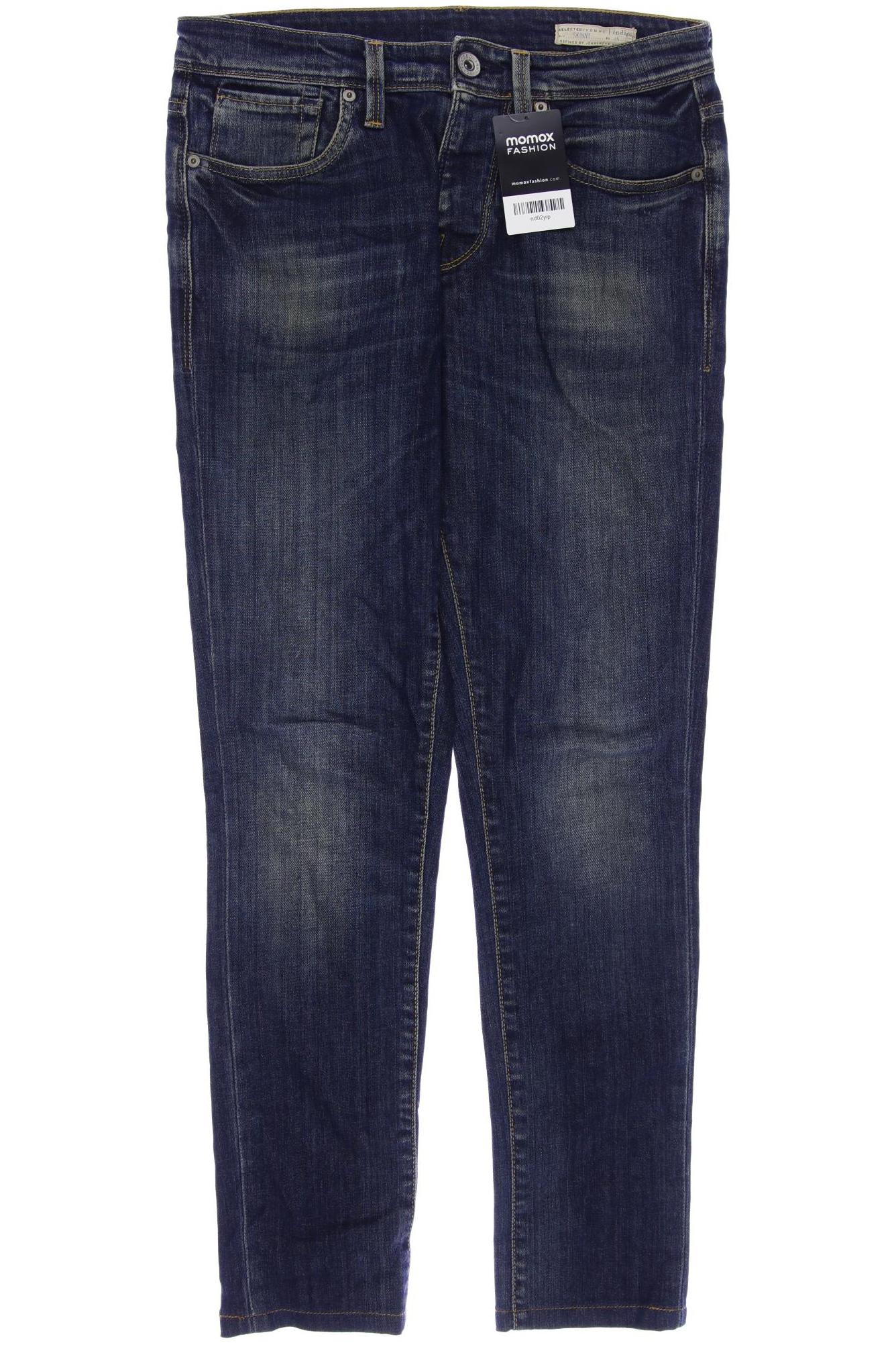 SELECTED Herren Jeans, marineblau von Selected