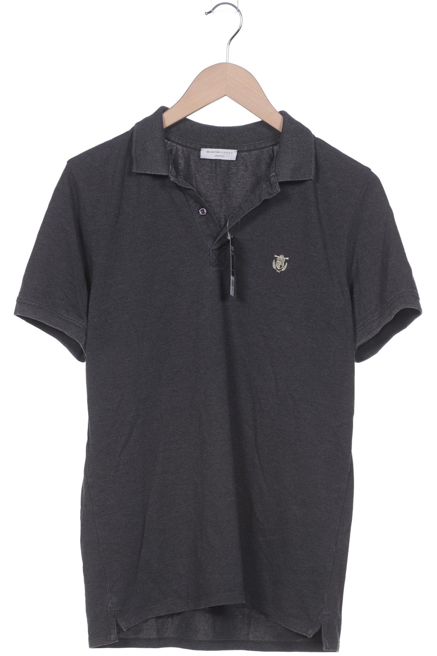 SELECTED Herren Poloshirt, grau von Selected