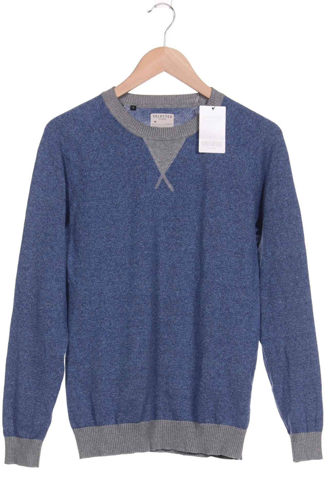 SELECTED Herren Pullover, blau von Selected