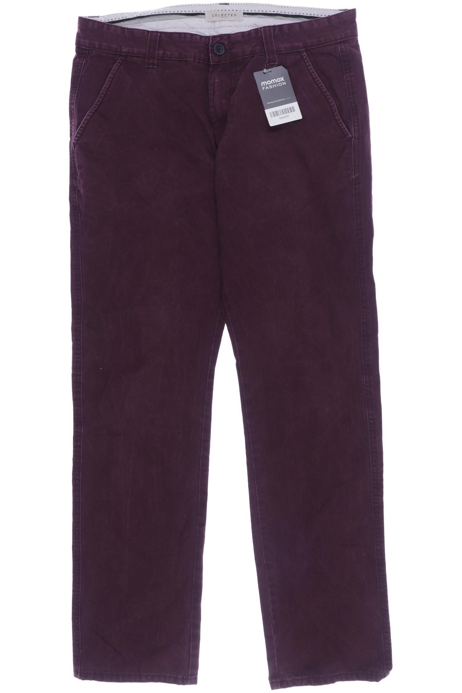 SELECTED Herren Stoffhose, bordeaux von Selected