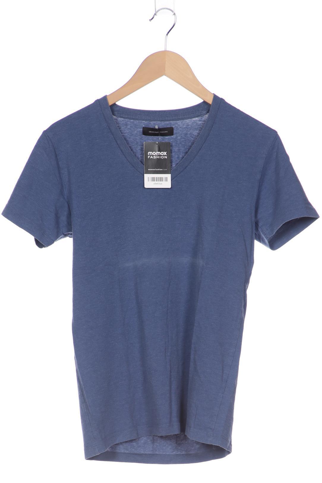 SELECTED Herren T-Shirt, blau von Selected