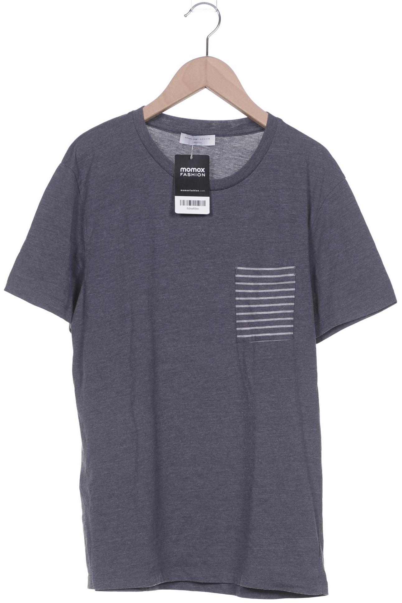 SELECTED Herren T-Shirt, grau von Selected