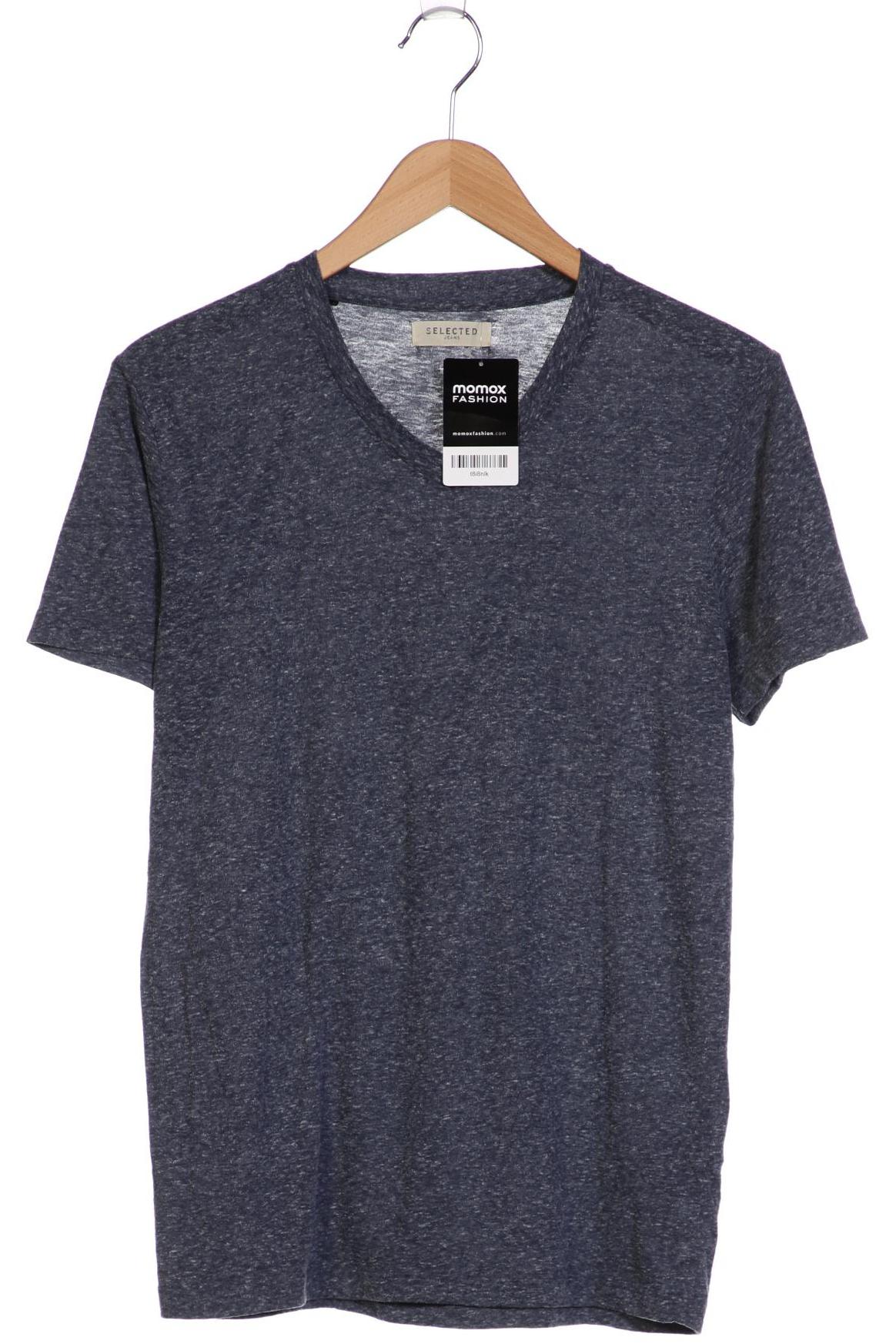 SELECTED Herren T-Shirt, marineblau von Selected