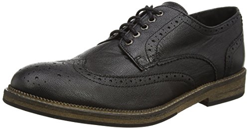 SELECTED Shchristoph Leather Shoe I, Herren Brogue, Schwarz (Black), 45 EU von SELECTED