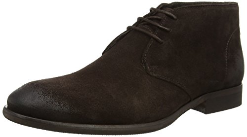 SELECTED Shdbolton Suede Boot, Herren Desert Boots Kurzschaft Stiefel & Stiefeletten, Braun (Demitasse), 45 EU von SELECTED