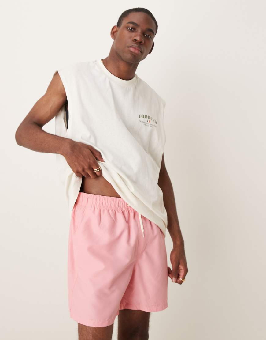 Selected - Badeshorts in Rosa von Selected
