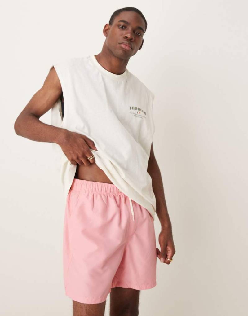 Selected - Badeshorts in Rosa von Selected
