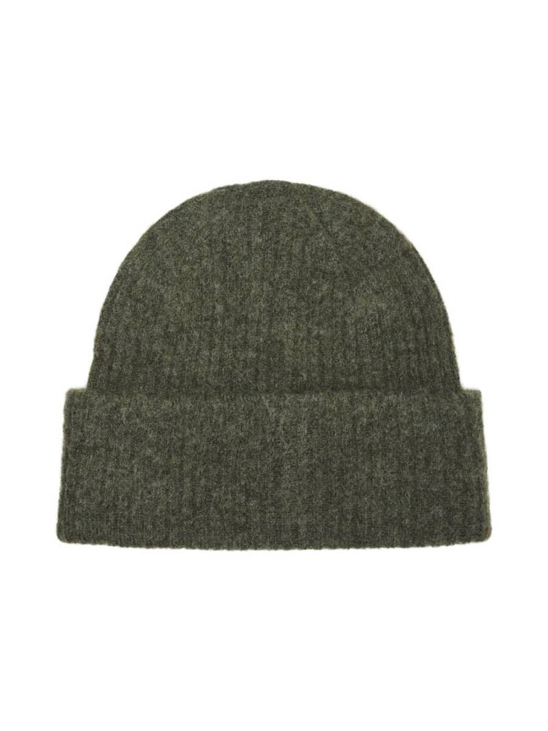 Selected - Beanie - Slfmaline grün - Gr. - ONE SIZE von Selected