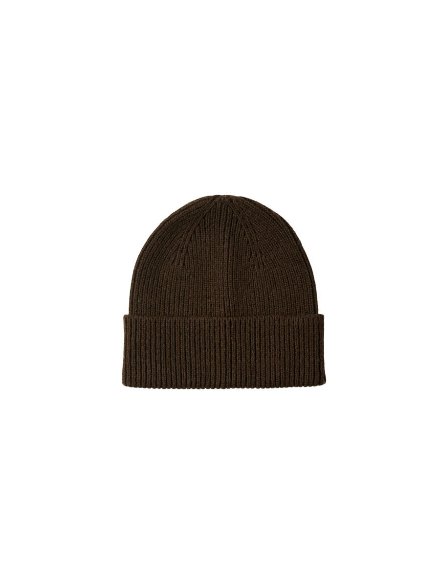 Selected - Beanie - Slhmason braun - Gr. - ONE SIZE von Selected