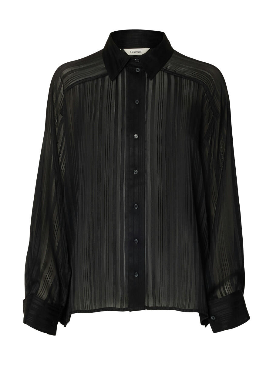 Selected - Bluse - SLFMARGRETHE schwarz - Gr. - 38 von Selected