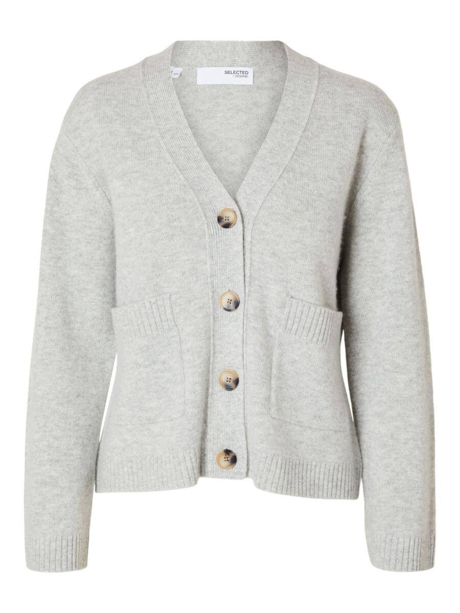 Selected - Cardigan - Slfcille grau - Gr. - M von Selected