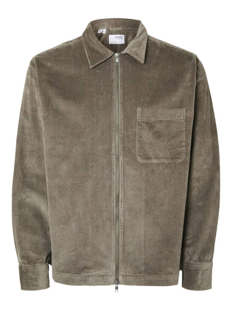 Selected - Cordjacke - Slh-Jake grau - Gr. - M von Selected