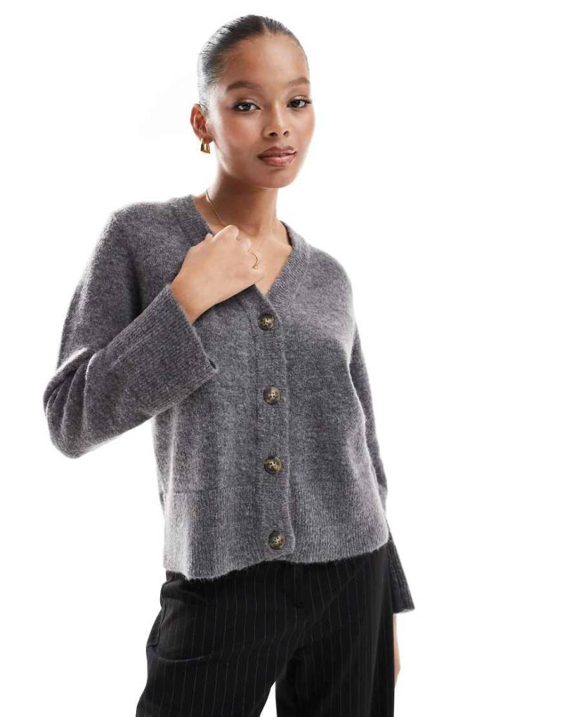 Selected Femme - Strickjacke in Grau von Selected