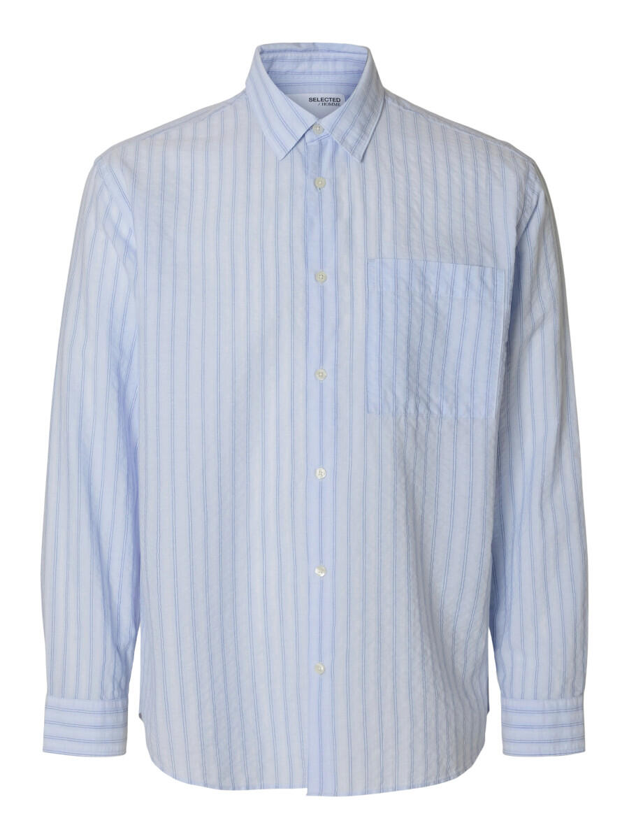Selected - Hemd - Wilfred blau - Gr. - L von Selected