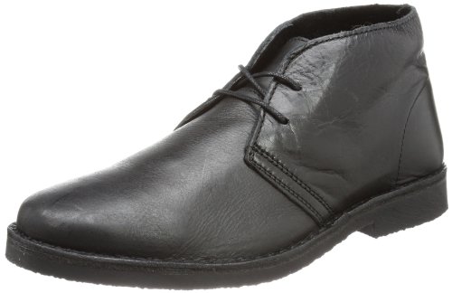 Selected Herren Sel Leon Leather C Desert Boots, Schwarz (Black) von Selected