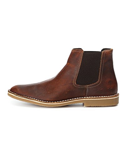 SELECTED Herren Sel Leon Leather H Chelsea Boots, Braun (Cognac) von SELECTED FEMME