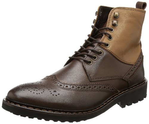 Selected Herren Sel Phil T Combat Boots, Braun (Dark Brown) von Selected