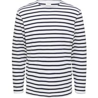 Selected Homme Herren Rundhals Langarmshirt SLHBRIAC STRIPE - Regular Fit von Selected Homme