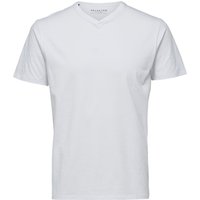 Selected Homme Herren V-Neck Kurzarm T-Shirt SLHNEWPIMA - Regular Fit von Selected Homme