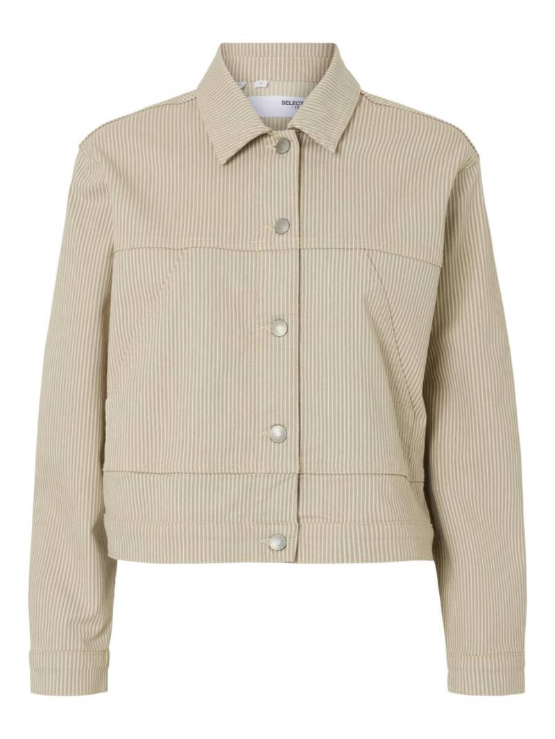 Selected - Jeansjacke weiß - Gr. - 34 von Selected