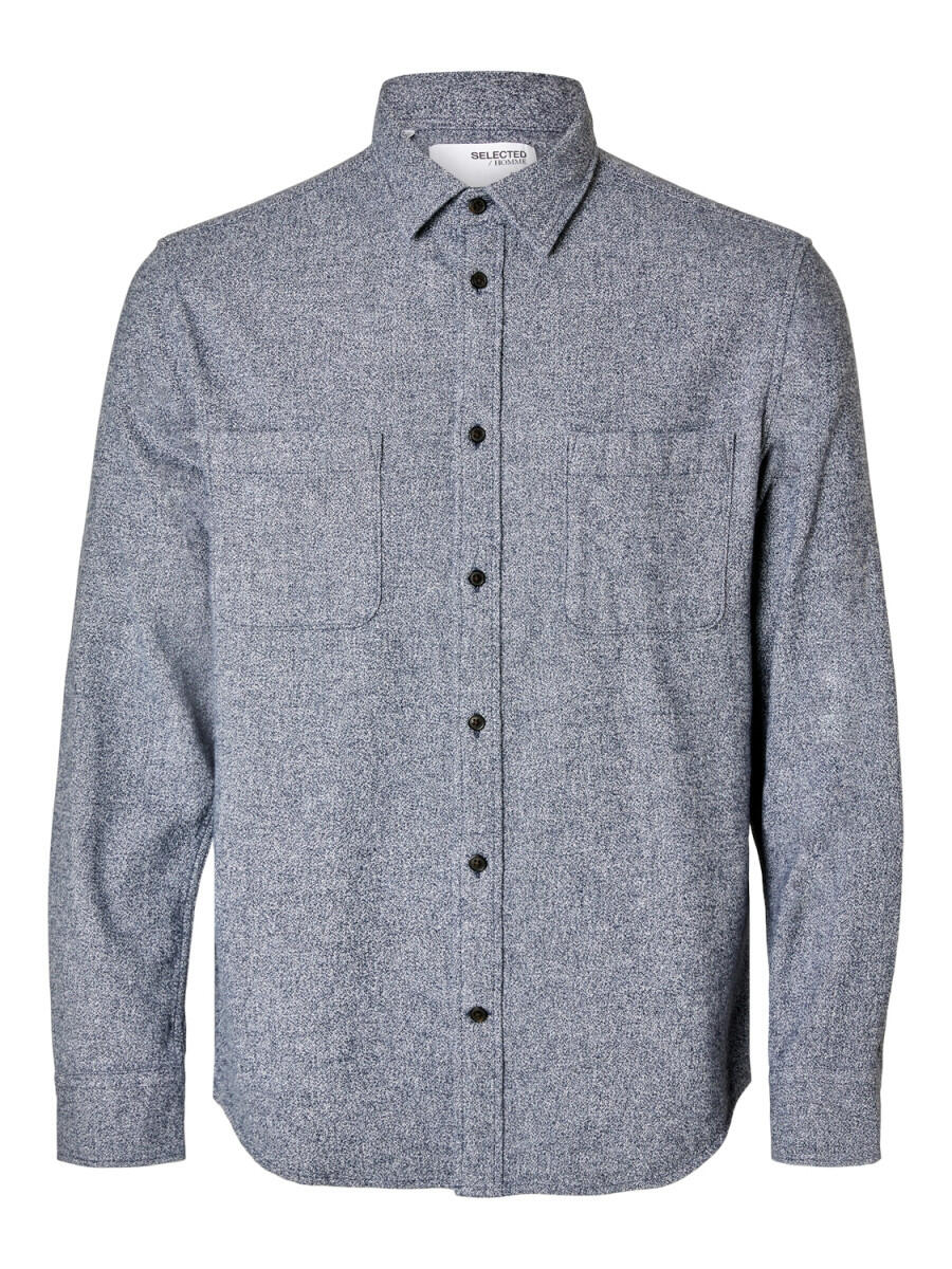 Selected - Karohemd blau - Gr. - L von Selected