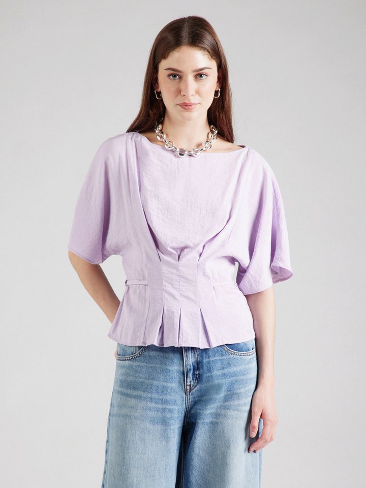 Selected Kurzarmbluse SLFMATILDA (1-tlg) Falten von Selected
