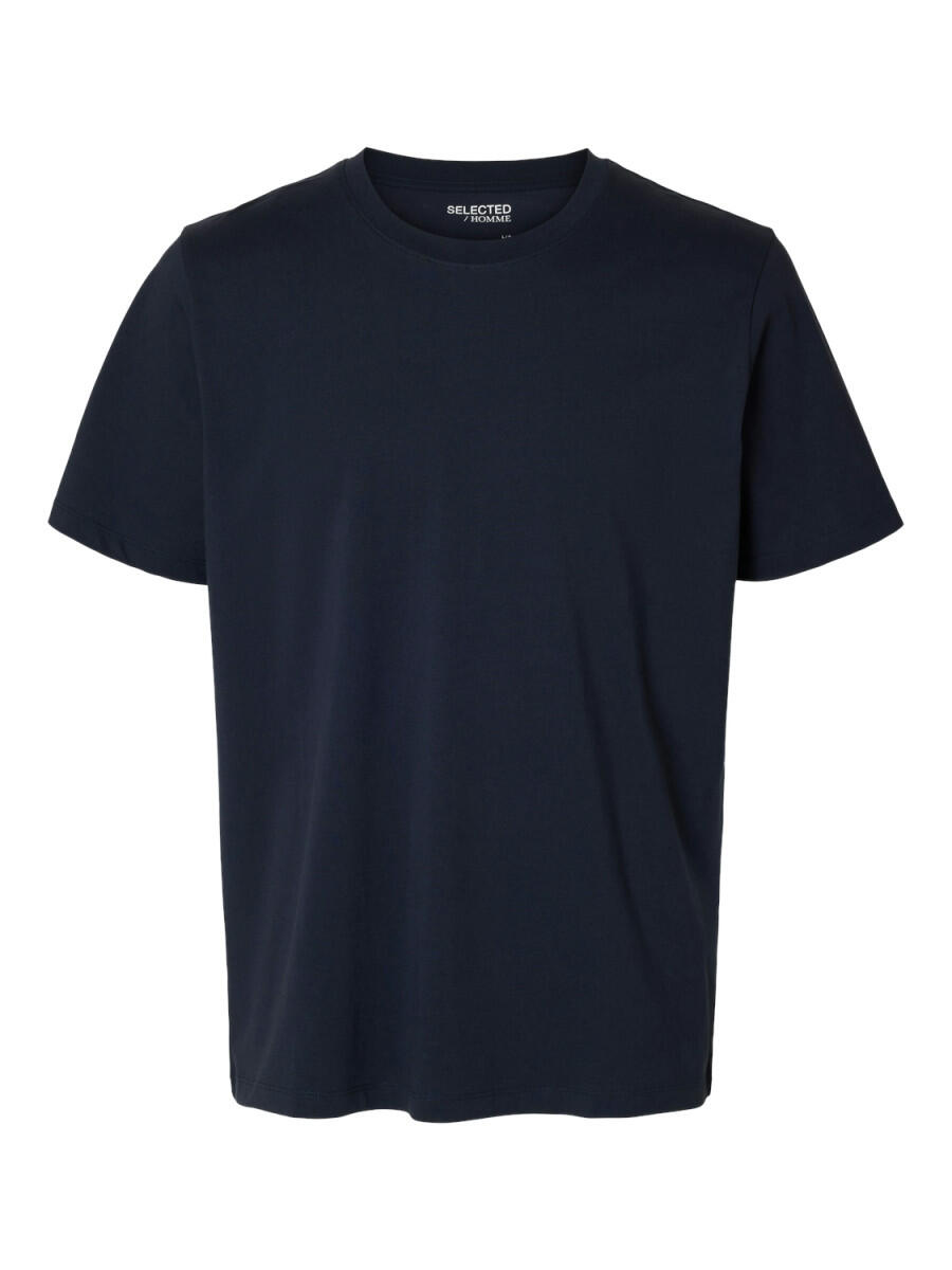 Selected - Lässiges T-Shirt blau - Gr. - S von Selected