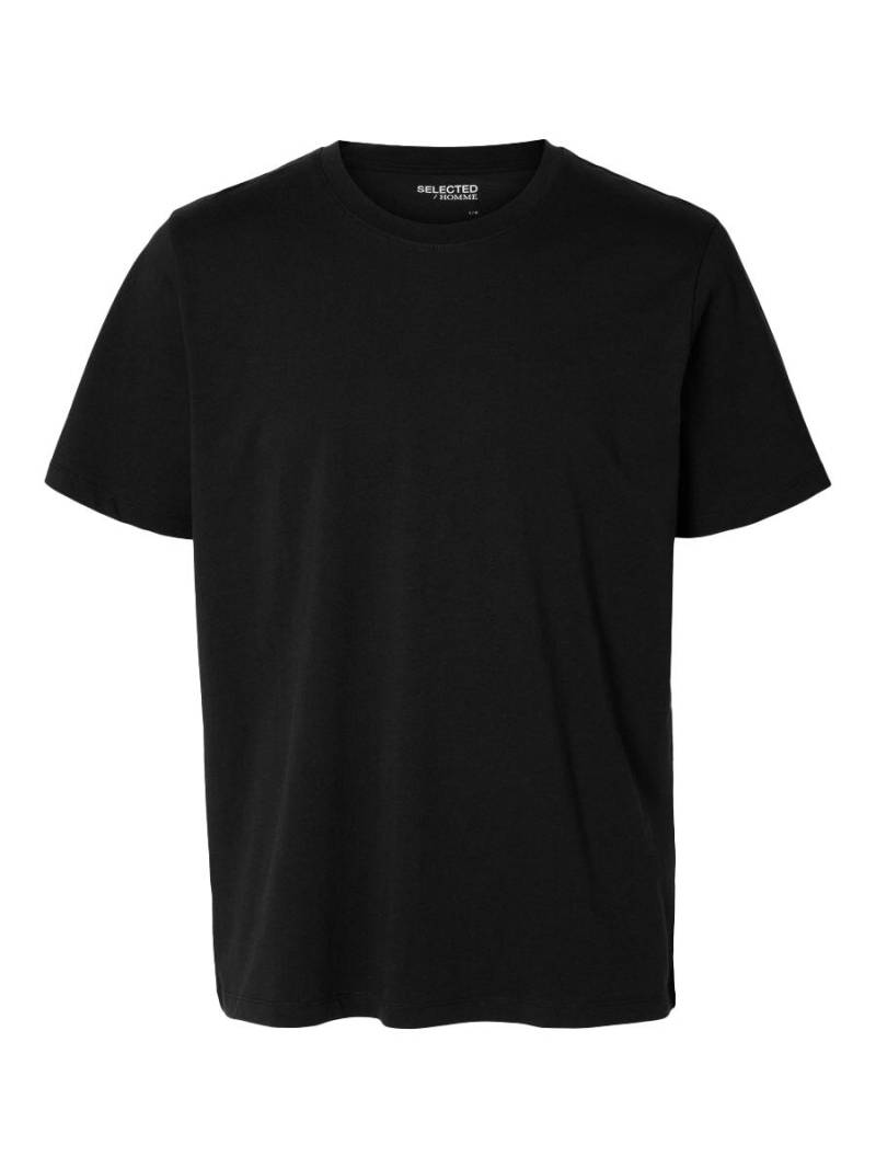 Selected - Lässiges T-Shirt schwarz - Gr. - M von Selected