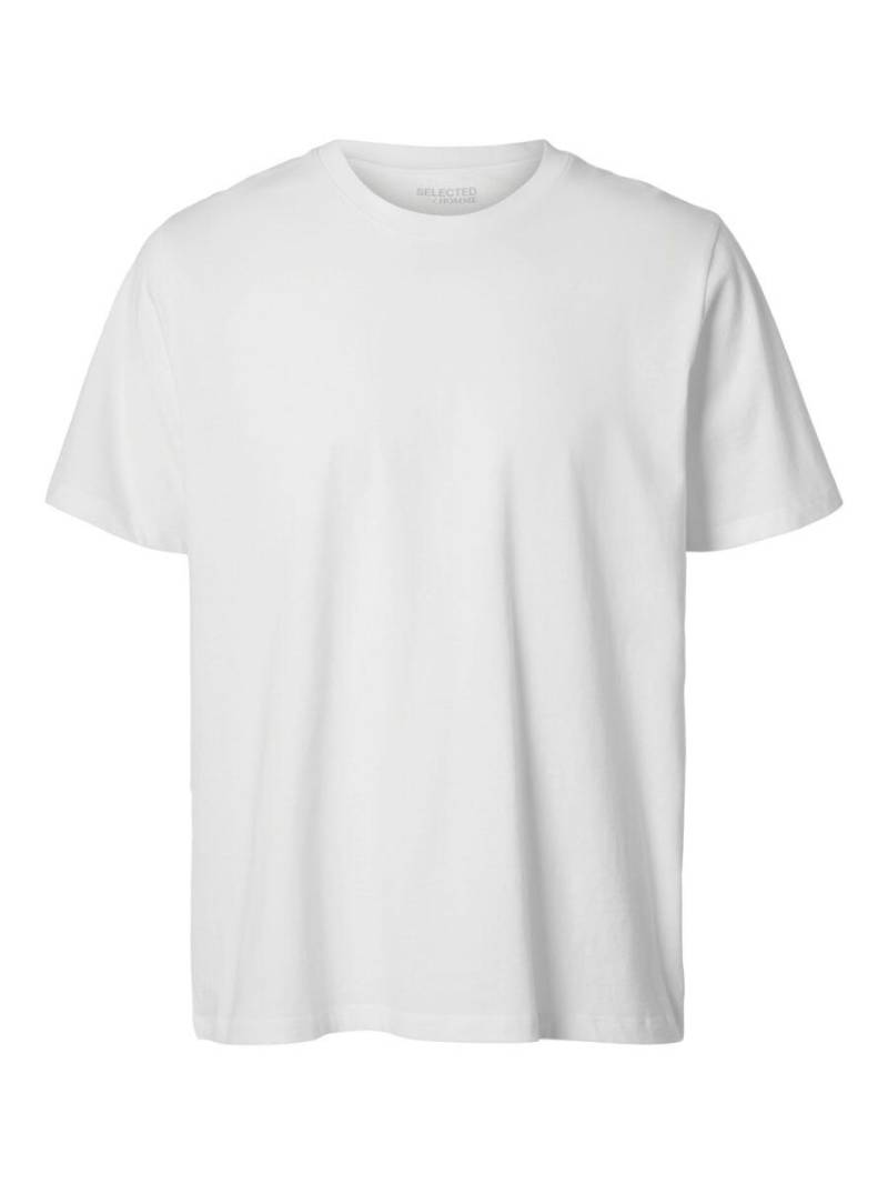 Selected - Lässiges T-Shirt weiß - Gr. - XXL von Selected