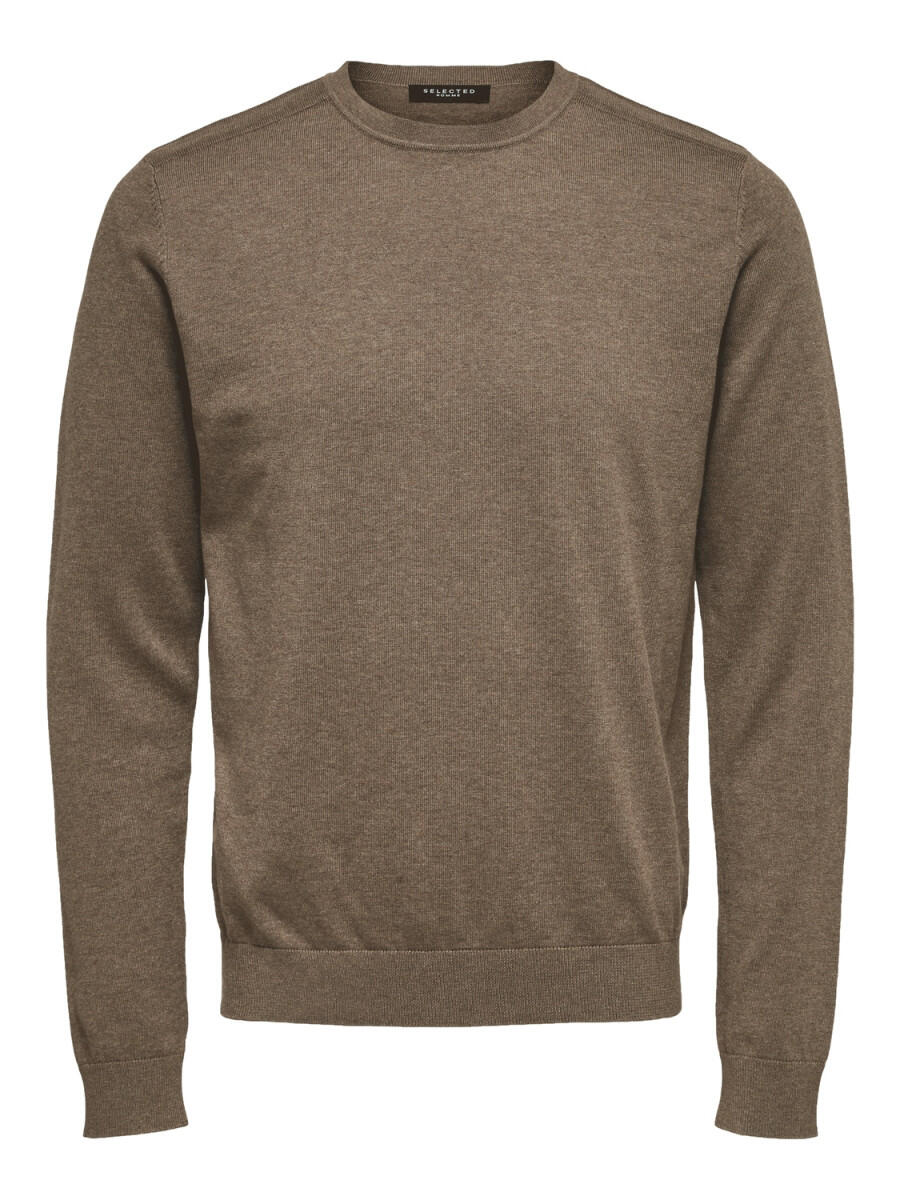 Selected - Langarm Strickpullover braun - Gr. - XL von Selected