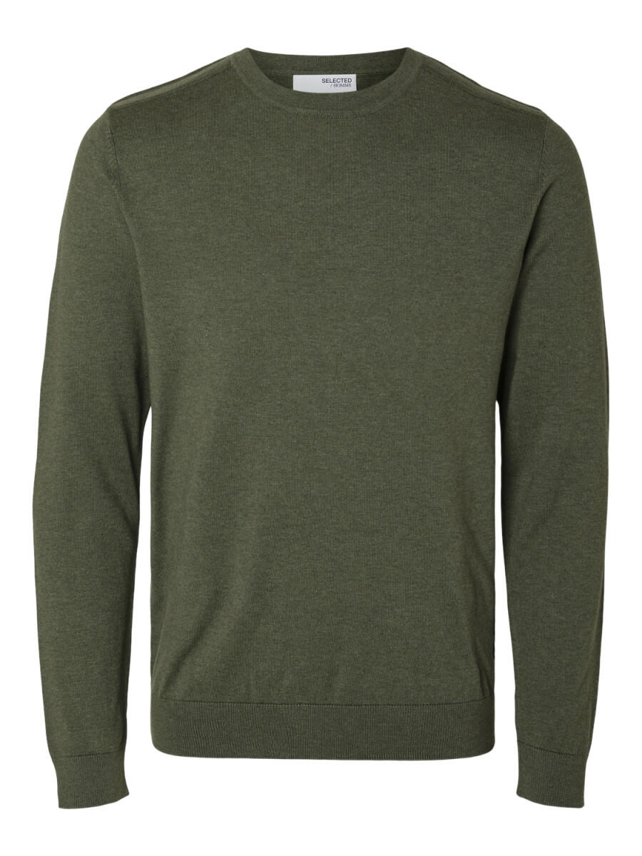 Selected - Langarm Strickpullover grün - Gr. - XL von Selected