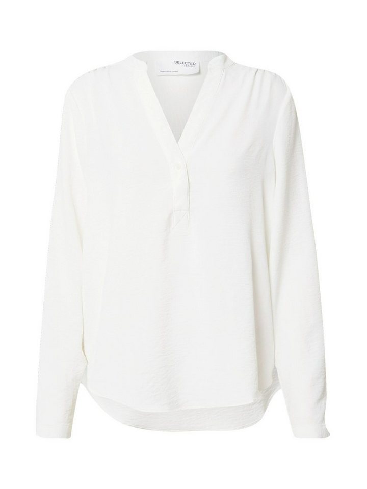 Selected Langarmbluse MIVIA (1-tlg) Drapiert/gerafft von Selected