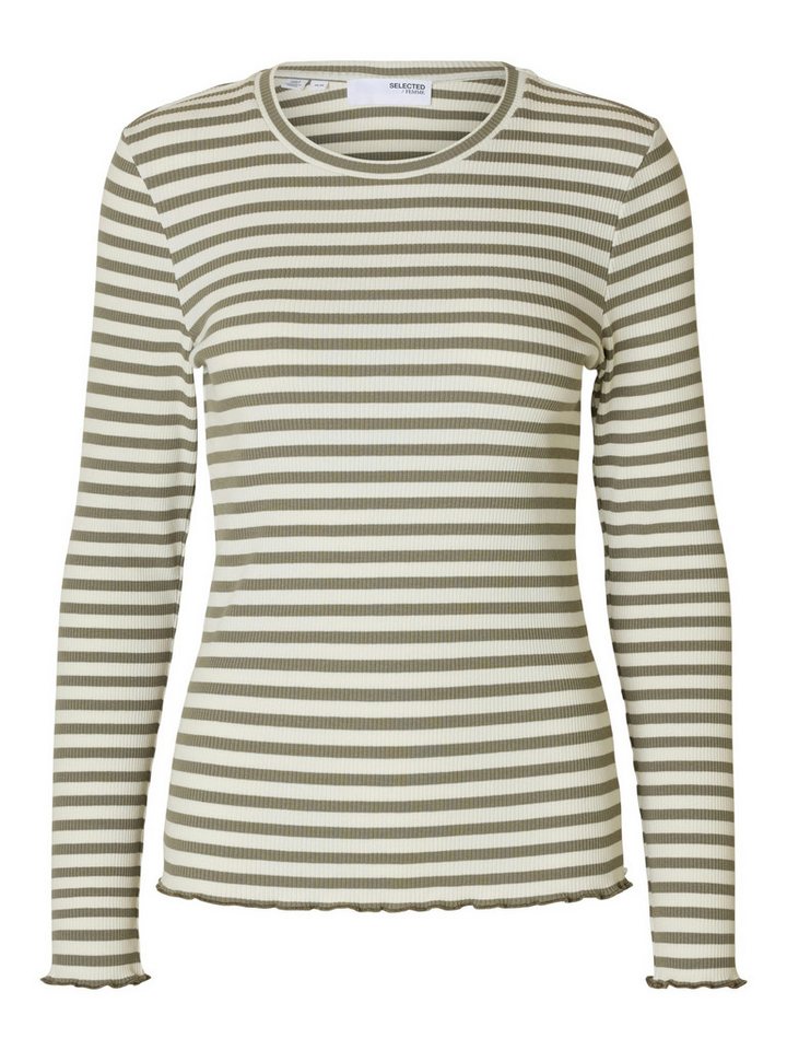 Selected Langarmshirt SLFAnna (1-tlg) Plain/ohne Details von Selected