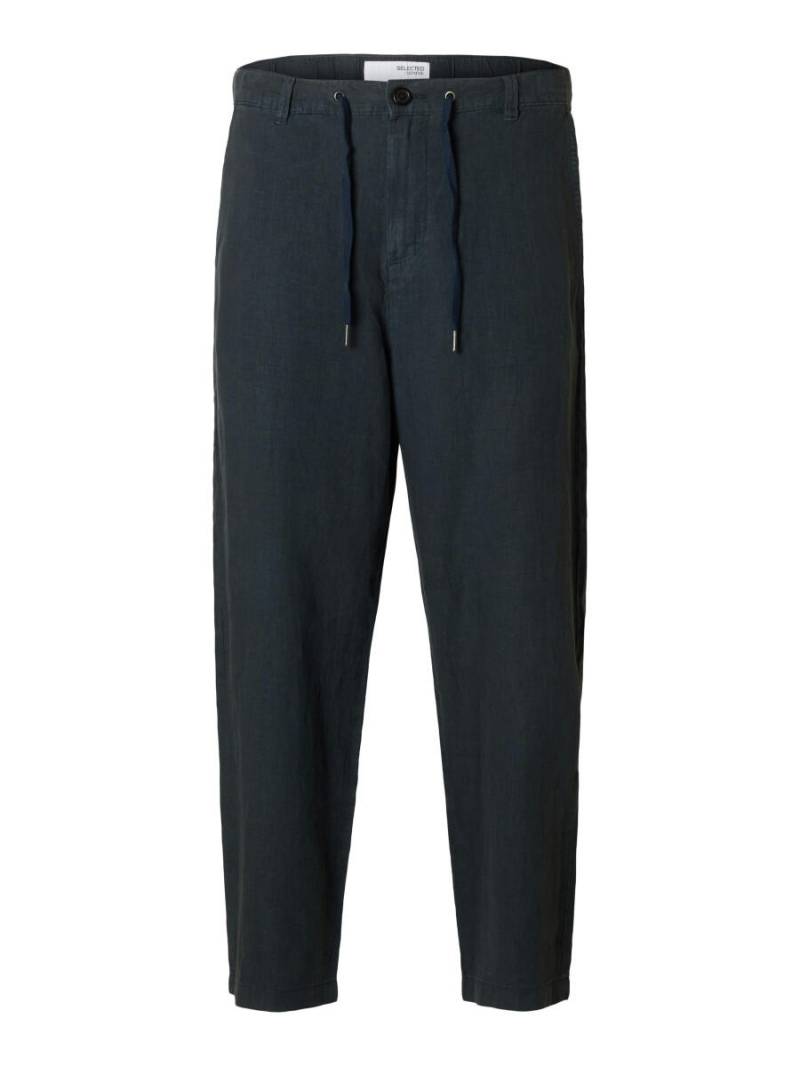 Selected - Leinenhose blau - Gr. - S von Selected