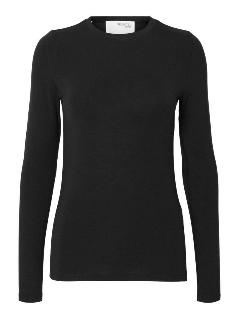 Selected - Longsleeve schwarz - Gr. - XS von Selected
