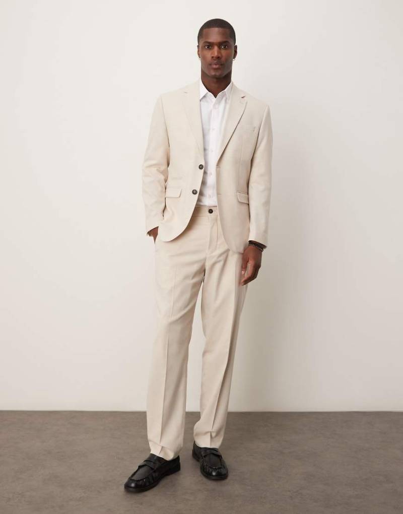 Selected - Neil - Regular-Fit-Hose in Cremeweiß von Selected