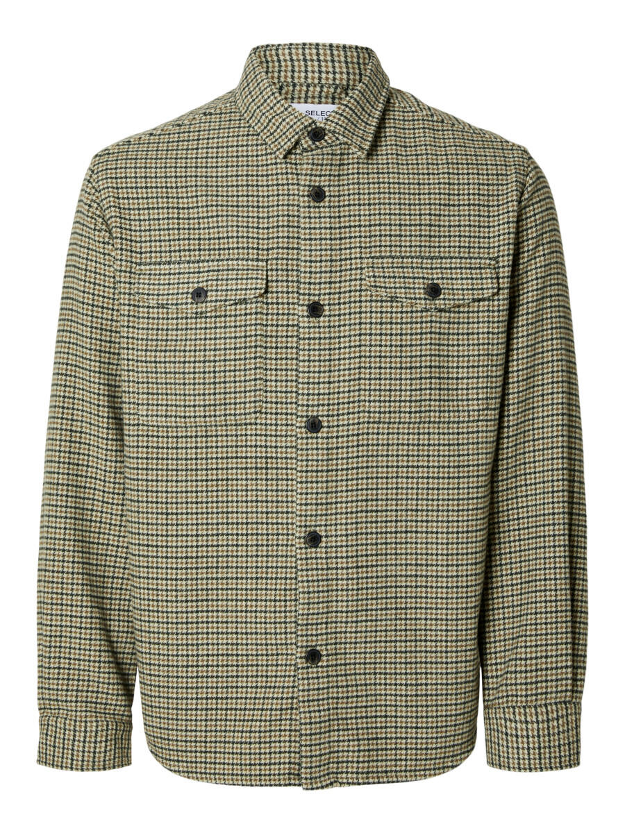 Selected - Overshirt - Slhrelaxpablo grün - Gr. - M von Selected