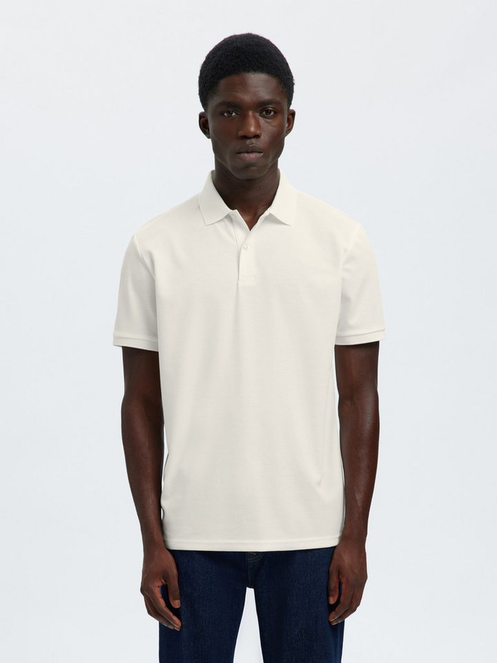 Selected Poloshirt SLHFAVE BUTTON SS POLO NOOS von Selected
