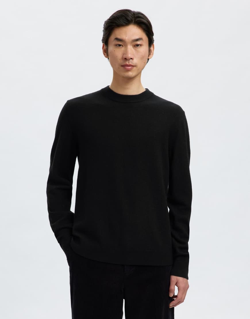 Selected - Pullover in Schwarz von Selected
