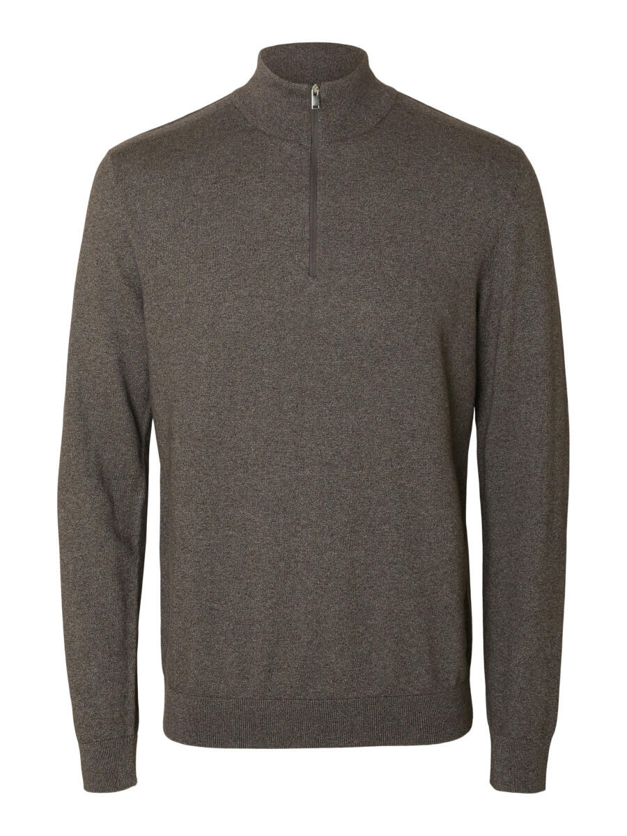 Selected - Pullover mit Stehkragen grau - Gr. - S von Selected