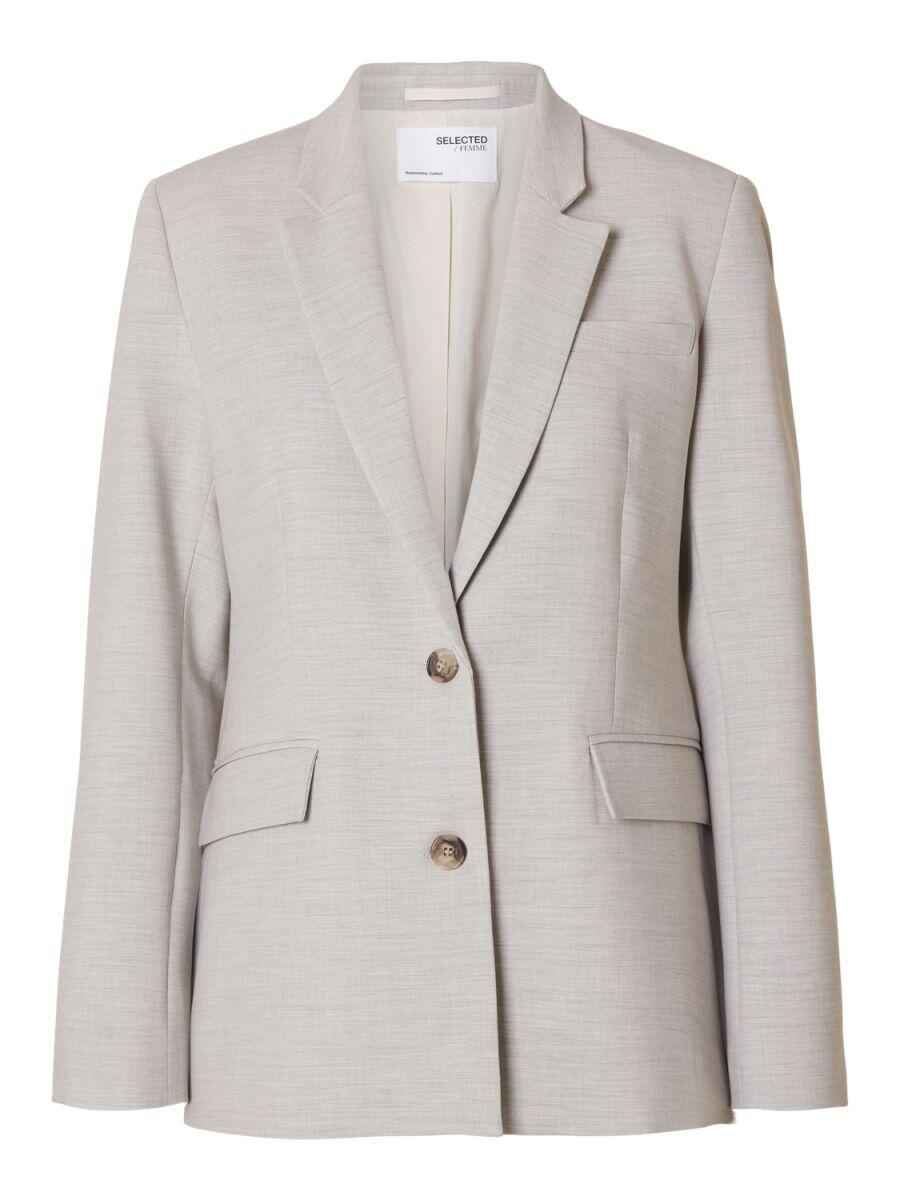 Selected - Relaxed Fit Blazer grau - Gr. - 40 von Selected