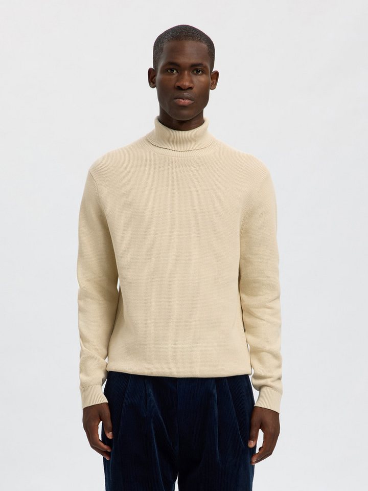Selected Rollkragenpullover SLHDANE LS KNIT STRUCTURE ROLL NECK NOOS von Selected