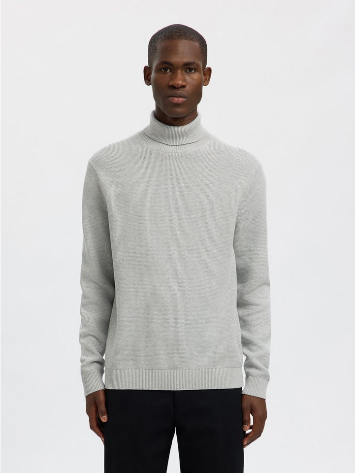 Selected Rollkragenpullover SLHDANE LS KNIT STRUCTURE ROLL NECK NOOS von Selected