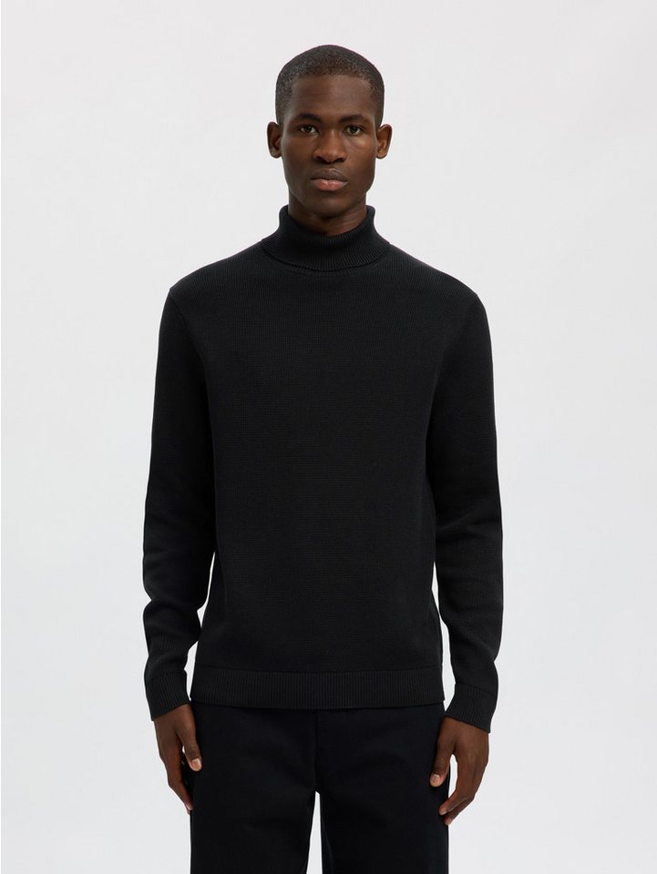 Selected Rollkragenpullover SLHDANE LS KNIT STRUCTURE ROLL NECK NOOS von Selected
