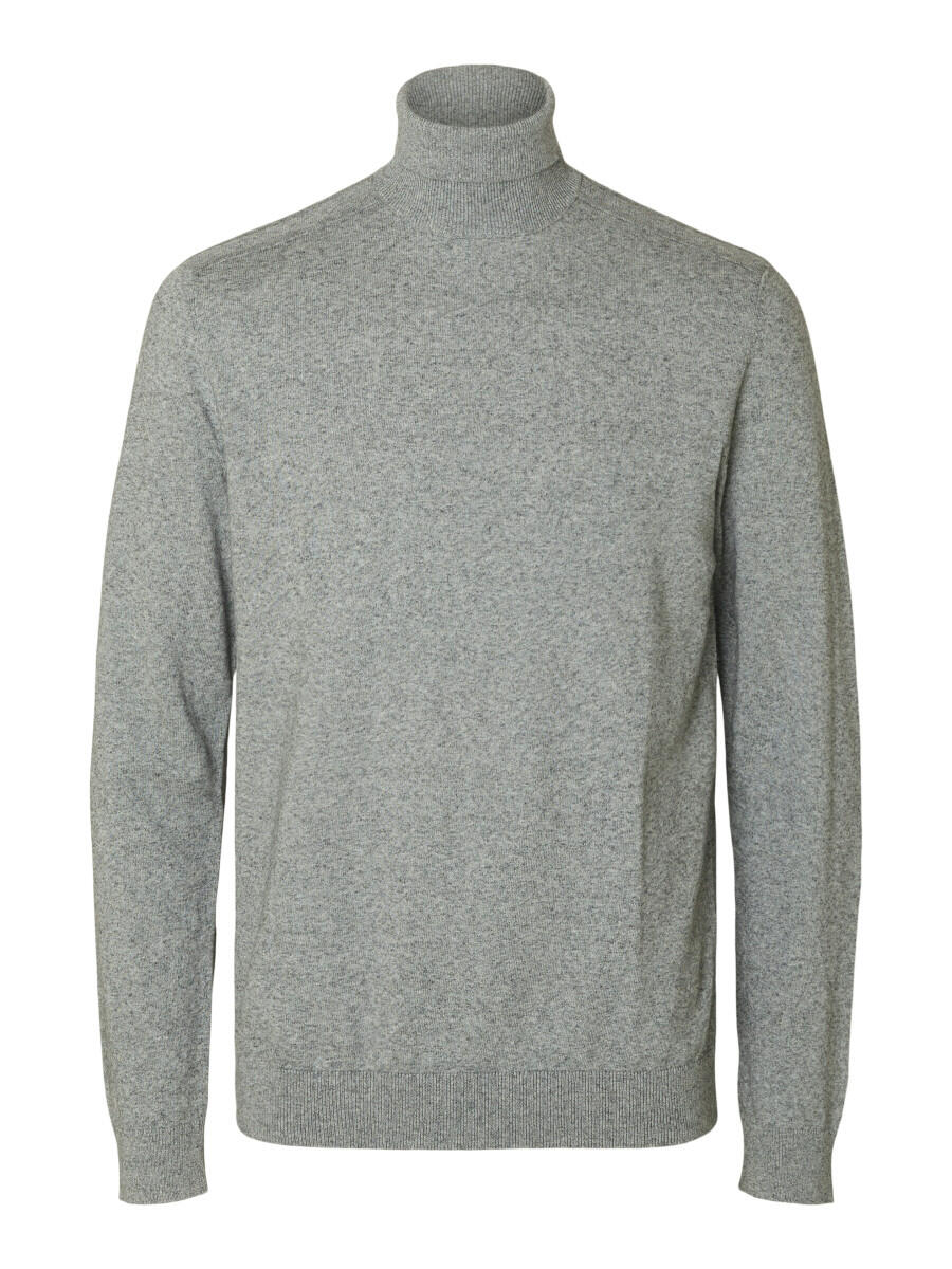 Selected - Rollkragenpullover - Slhberg grau - Gr. - S von Selected