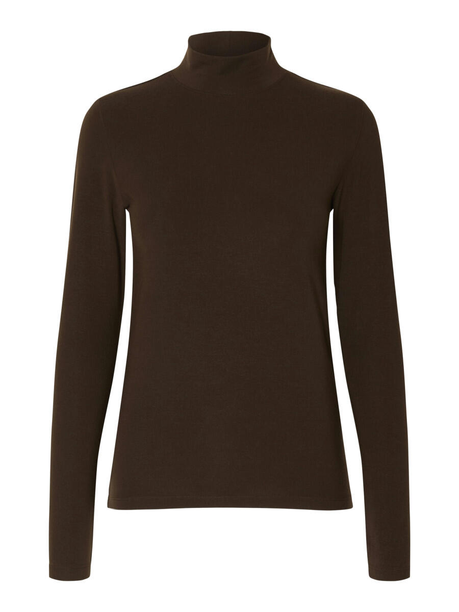 Selected - Rollkragenpullover braun - Gr. - XS von Selected