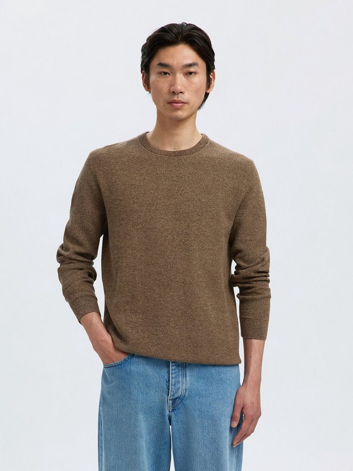 Selected Rundhalspullover SLHROSS (1-tlg) von Selected