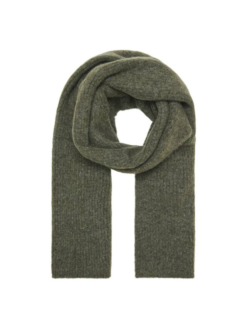 Selected - Schal aus Merinowolle grün - Gr. - ONE SIZE von Selected