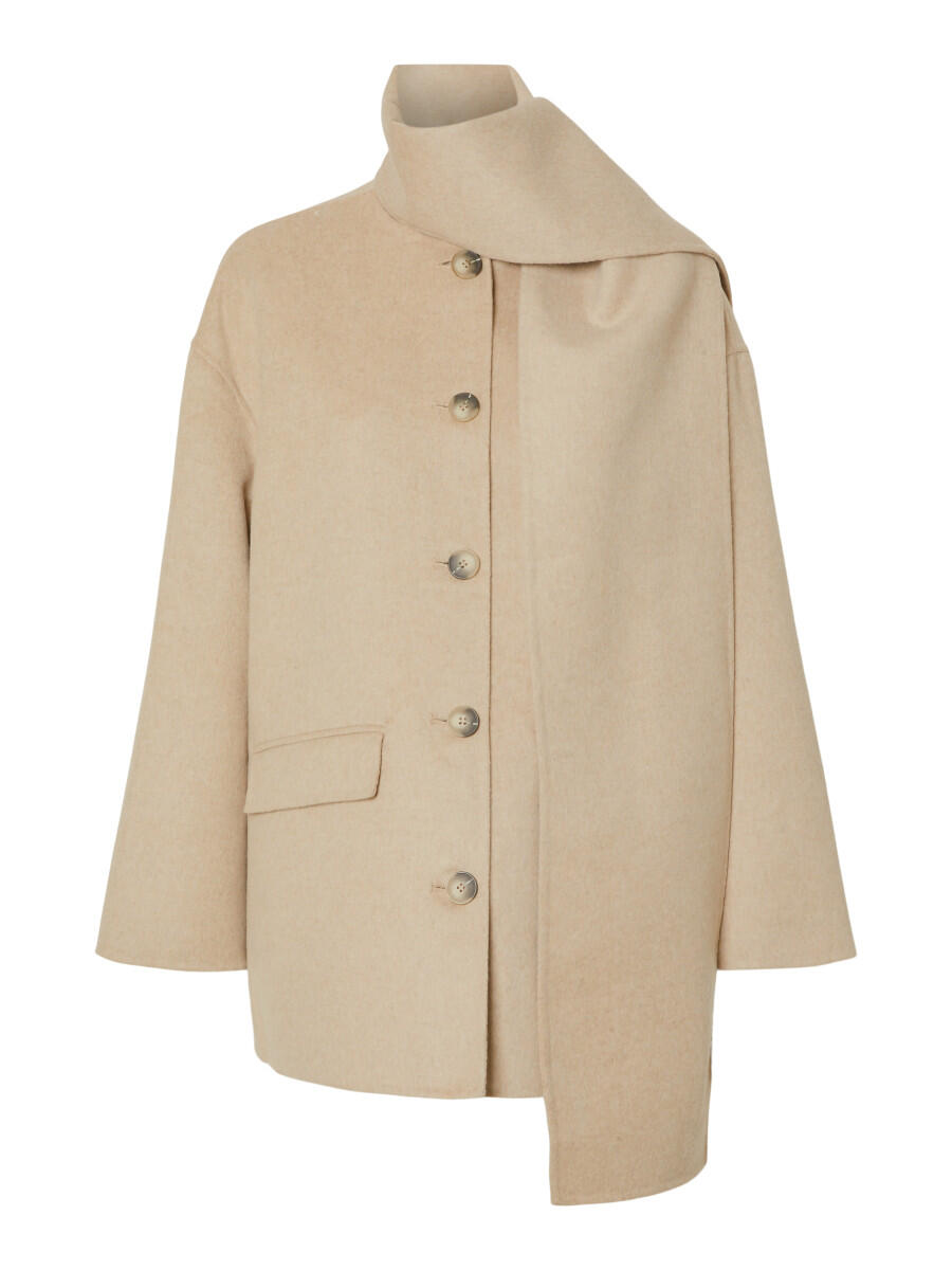 Selected - Schaljacke - Slfpam beige - Gr. - 38 von Selected